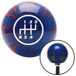 Fisher Paykel 243808 American Shifter Blue Flame Metal Flake Knob With M16. Fixed Price $220.65.