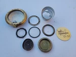 42-48? Lincoln Zephyr Continental Dashboard Clock Bezel Gauge Glass Dome Light. Fixed Price $44.99.