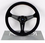 Nardi Steering Wheel Deep Dish Corn 350 Mm Black Suede Leather Classic Horn. Fixed Price $349.50.