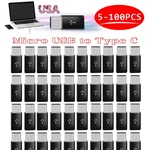 5-100PCS Adapter Usb Micro Type Converter Connector 3.1 2.0. Fixed Price $9.55.