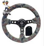 Reinforced Nrg Innovations Steering Wheel RST-006MB-S-CAMO + Uspl Air Freshener. Fixed Price $176.00.