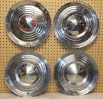 Set Of 1954 Pontiac 15" Hubcaps Chieftain Starchief Bonneville Wheel Covers. Fixed Price $64.95.