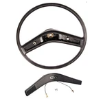 Black 2-SPOKE Steering Wheel Kit Ford F-100/ F-350 71-77 W/ Logo Horn Pa.... Fixed Price $379.99.