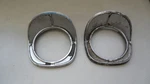 1957 Chevy Bel Head Light Bezel Pair Guide Oem 5948143 Gm 02FA1 Il. Fixed Price $100.00.