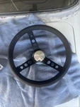 1960 1970 Classic Hot Rod Steering Wheel 13.5 Black Gm Ford Mopar. Fixed Price $85.00.