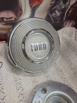 Nos 1957 1958 Ford Custom 500 Ranchero Horn Button # FEG-3625-AW. Fixed Price $79.95.