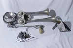 Sparton Dual Air Horn, Unity MI0000 Spotlight, & Side View Mirror. Fixed Price $184.16.
