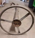 1940'S Buick Banjo Steering Wheel Column. Fixed Price $249.99.