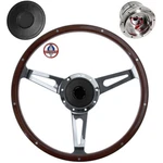 Scott Drake Steering Wheel Kit Corso Feroce Shelby Style Wood And Aluminum 15.... Fixed Price $260.99.