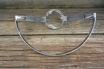 1967 Ford Fairlane Chrome Steering Wheel Horn C7OA-13A800-B. Fixed Price $125.00.