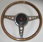New 13" Wood Steering Wheel & Adaptor Mg Midget 1970-1977 Moto-lita. Fixed Price $649.95.