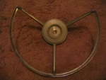 1957 1958 Ford Fairlane 500 Horn Ring 3 Spoke Assembly - No Reserve. Fixed Price $79.57.