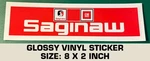Saginaw - Vinyl Decal Sticker Vintage Racing Power Steering Box Gear. Fixed Price $10.15.
