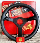 Momo Hella Authentic Leather Steering Wheel 360MM Rare Vw Honda Commodore. Fixed Price $169.99.