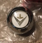 Brand New Nos 1953 1954 Lincoln Steering Wheel Horn Center Cap Medallion. Fixed Price $200.00.