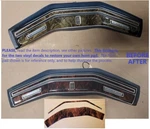 1977-1979 Lincoln Continental Mark V Steering Wheel Horn Pad Restoration Kit. Fixed Price $44.00.