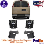 Rear Bumper Outer + Inner Brackets Set For 1996-2017 Chevy Express / Savana. Fixed Price $239.51.