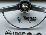 1965 Chevrolet Impala Horn Ring & Cap. Keys, Emblem, And Letters. Fixed Price $55.00.