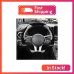 Binsheo 14 Inch Furry Cute Shaped Steering Wheel Cover, Soft Fluffy Short Plus. Fixed Price $19.36.