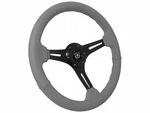 Volante ST3060GRY Steering Wheels, Bolt (grey Leather/black Slotted 3-SPOKE). Fixed Price $153.99.