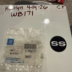 (1) Gm 3956772 Black Wheel Hub Cap Emblem Silver Ss Logo, Sold Individually. Fixed Price $17.10.