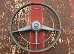 1953-1954 Pontiac Chieftain Deluxe Star Steering Wheel Horn 18". Fixed Price $229.00.