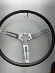 Gm 3 Spoke Walnut Steering Wheel 1964-1966 Chevy Corvette Simulated Woodgrain. Fixed Price $225.00.
