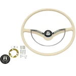 Steering Wheel Kit, Ivory, Stock Design, Fits Vw 1962-1971 Volkswagen TYPE-1 Bee. Fixed Price $334.95.
