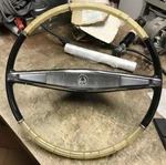 Vintage Chrysler Imperial Steering Wheel Original Hub Trim. Fixed Price $399.99.