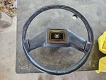 77-92 Cadillac Deville Eldorado Fleetwood Brougham Blue Leather Steering Wheel. Fixed Price $250.00.