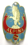 Alpina France Older Vintage Bicycle Name Plate Head Badge. Fixed Price $44.99.