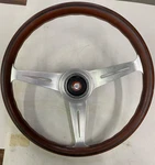 Nardi Steering Wheel, Classic Wood, Jaguar Hub 365 Mm Date Code 4-78. Fixed Price $500.00.