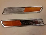 1968 1972 Ford 250 Truck Hood Side Emblems Oem #C8HB-16720-B 16721-B 69 70 71. Fixed Price $100.00.