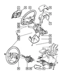 Genuine Mopar Steering Column Shroud 5GE40WL8AB. Fixed Price $21.71.