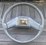 1980-92 Cadillac Steering Wheel Blue Leather Brougham Fleetwood Eldo Deville. Fixed Price $156.87.