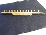 Vintage Metal Chrome Emblem Dodge Coronet Gyro-matic 1950-1951 1301385. Fixed Price $32.99.