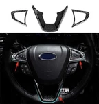 3PCS Carbon Fiber Color Steering Wheel Cover Fit Ford Fusion Mondeo Edge. Fixed Price $16.99.