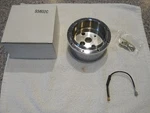 Rpc R5602C Chrome Bolt Steering Wheel Adapter W/ Gm 67-94 Spline 3/4 36. Fixed Price $10.00.