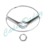 1959 Cadillac Chrome Horn Ring With Contact Retainer New. Fixed Price $509.00.