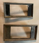 1963 Ford Galaxie Clock Dash Chrome Bezel Faceplate W/ Original Black Finish Oem. Fixed Price $12.00.
