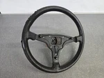 Used Original Porsche 911 912E 930 Spoke Black Leather Steering Wheel 1974-84. Fixed Price $150.00.
