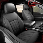 Black Front Seat Covers 21-26 Ford F150 22-26 F250 F350 F450 Crew Cab Pickup. Fixed Price $89.99.