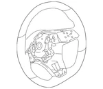 Genuine Nissan Steering Wheel 48430-5RL1A. Fixed Price $412.02.