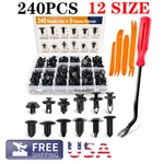 240PCS Bumper Clips Retainer Auto Car Rivets Fastener Fender Push For Nissan. Fixed Price $10.80.