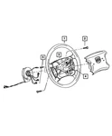 Genuine Mopar Steering Wheel Back Cover 1FM371DVAA. Fixed Price $34.49.