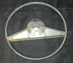 Vintage 1951 Ford Custom Deluxe Horn Ring & Emblem Center Insert 1A-3624-A Oem. Fixed Price $179.99.