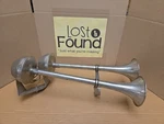 Vintage Signaltone Marine Boat Dual Trumpet Horns Chrome Electric As Is Untested. Fixed Price $75.00.
