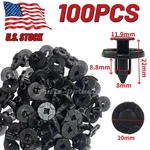 100PCS Bumper Clips 8MM Plastic Rivet Fastener Mud Flaps Fender Push For Nissan. Fixed Price $7.98.