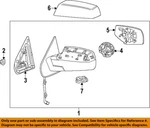 Gm Oem Door Side Rear View-mirror Cover Cap Trim Left 22889519. Fixed Price $127.53.