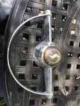 1950 Studebaker Champion Horn Ring Chrome And Button XO-645. Fixed Price $95.00.